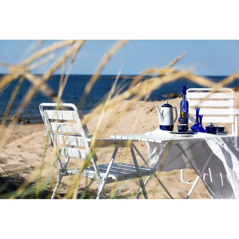 Bordgruppe Varax Retro 401 + 2 stk 305 Hvit - Hvit - Hagemøbler - Hagegruppe - Spisegrupper hage