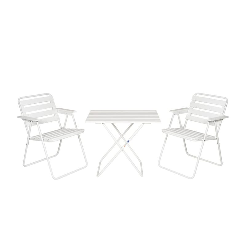 Bordgruppe Varax Retro 401 + 2 stk 305 Hvit, Hvit