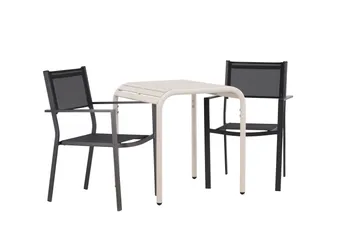 Borneo Spisegruppe + 2 Copacabana stoler - Hagemøbler - Hagegruppe - Spisegrupper hage