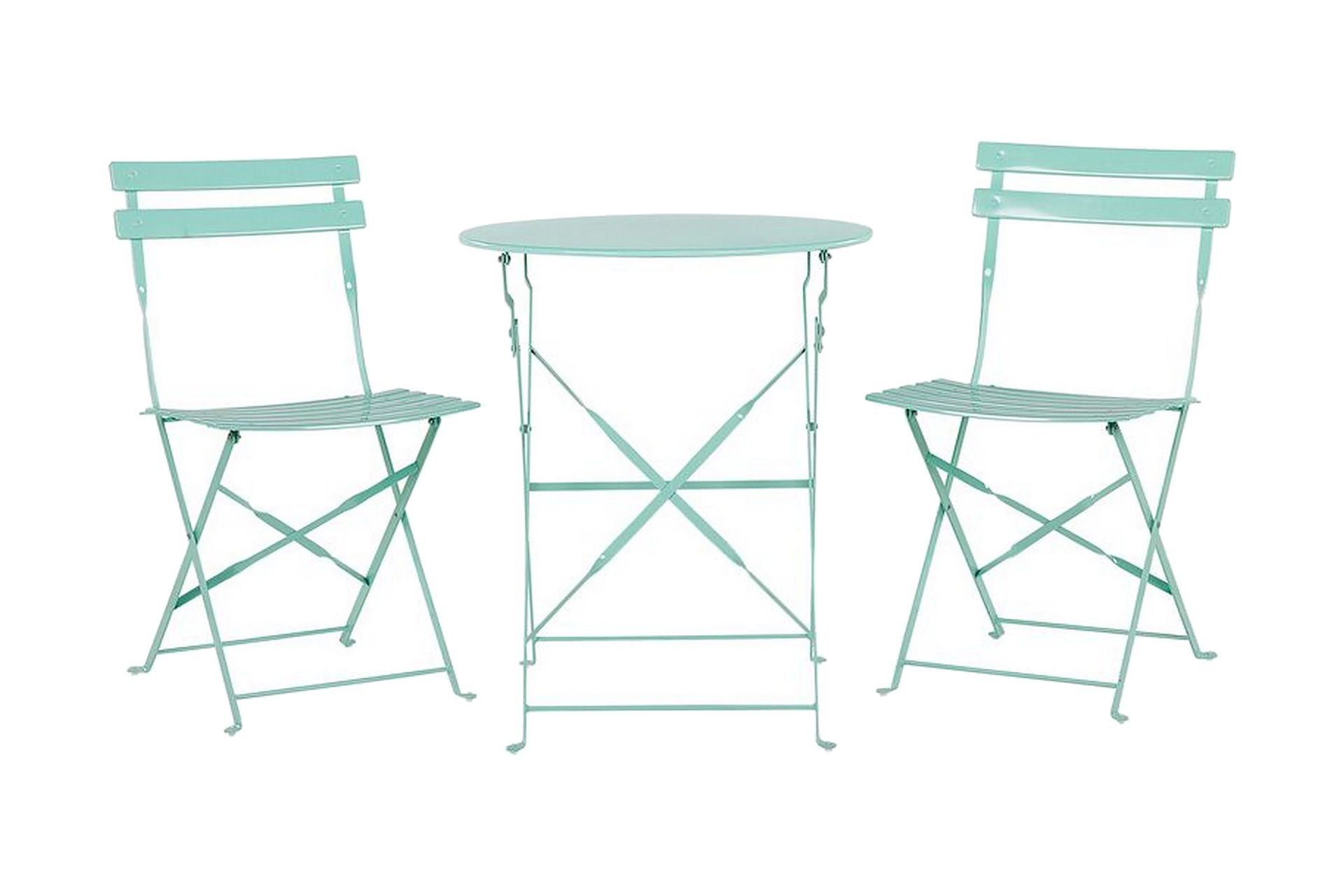 Alatri Balkongsett 60 cm + 2 stoler - mintgrønn
