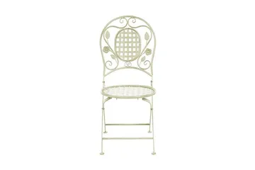 Balkongsett av bord og 2 stoler Lysegrønn BIVIO - Grønn - Hagemøbler - Hagegruppe - Cafesett