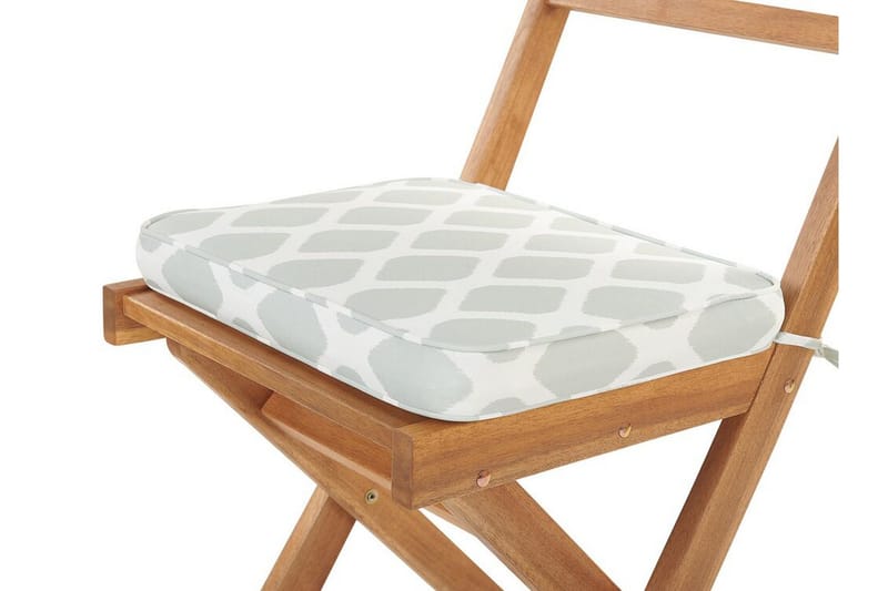 Balkongsett Bord + 2 Stoler Brun / Mintgrønn - Hvit - Hagemøbler - Hagegruppe - Cafesett