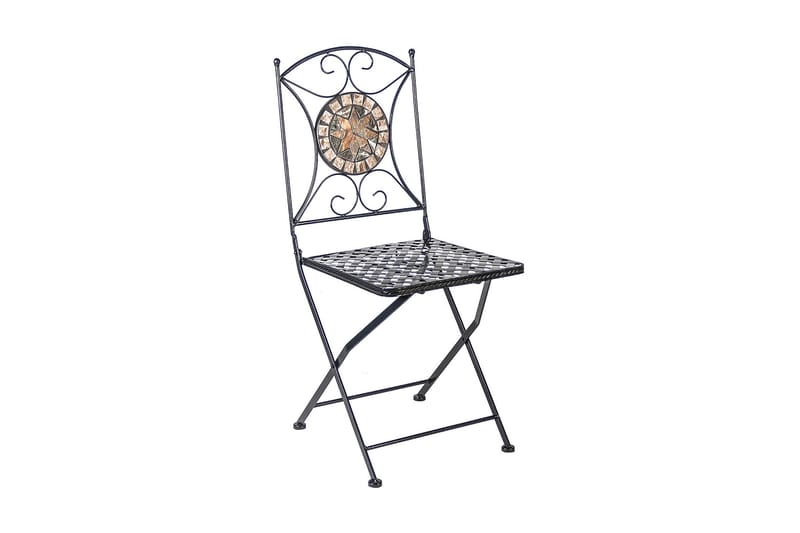 Balkongsett MOSAIC bord og 2 Stoler D60xH70cm - Hagemøbler - Hagegruppe - Cafesett