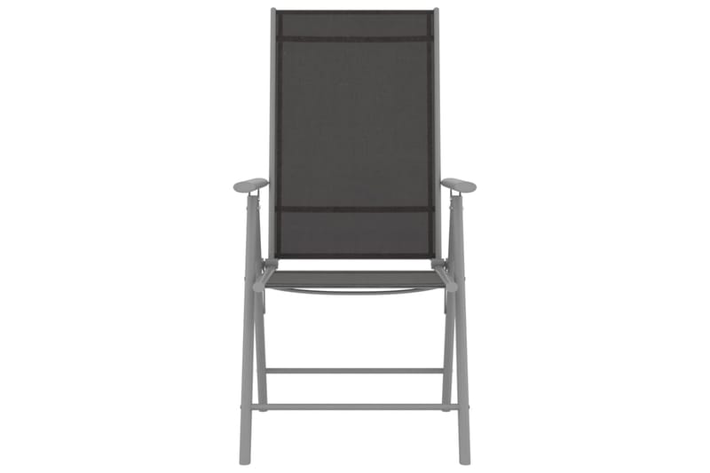 Bistorsett 3 deler aluminium og textilene sølv - Silver - Hagemøbler - Hagegruppe - Cafesett