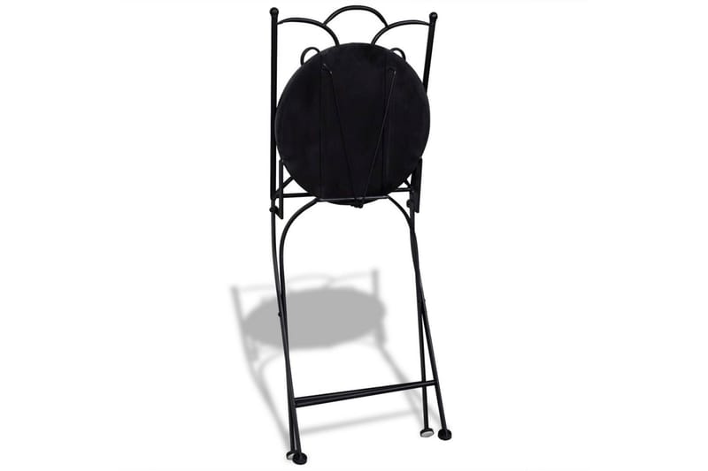 Bistrosett med keramikkfliser 3 deler terrakotta - Terrakotta - Hagemøbler - Hagegruppe - Cafesett