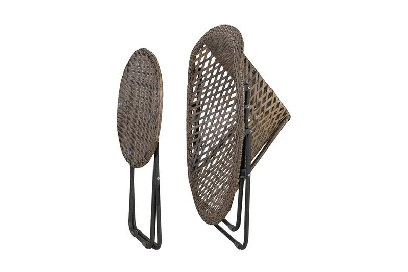 Cafesett TURKU 2 stoler og bord sammenleggbart - Hagemøbler - Hagegruppe - Cafesett