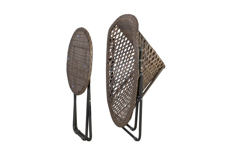 Cafesett TURKU 2 stoler og bord sammenleggbart - Hagemøbler - Hagegruppe - Cafesett