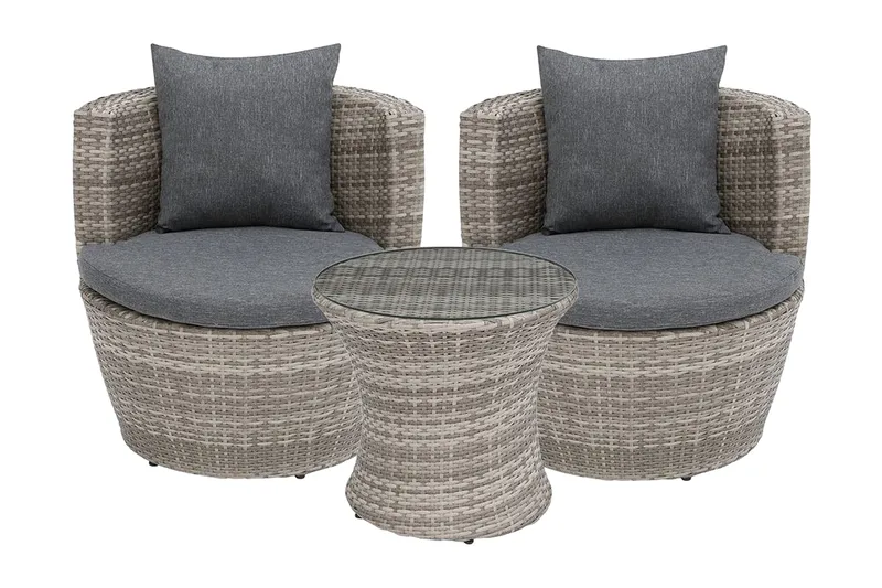 Capri Balkongmøbler, Grå