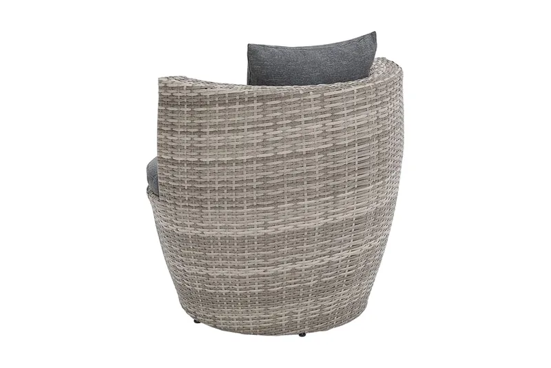 Capri Balkongmøbler - Grå - Hagemøbler - Hagegruppe - Cafesett