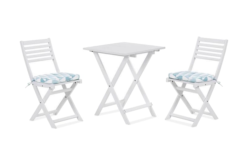 Cordido Cafésett - Hvit - Hagemøbler - Hagegruppe - Cafesett