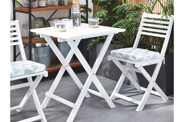 Cordido Cafésett - Hvit - Hagemøbler - Hagegruppe - Cafesett