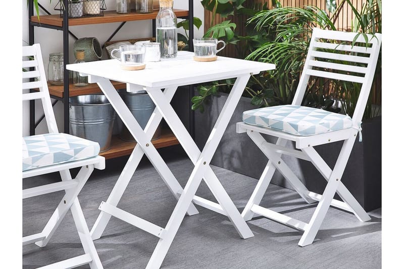 Cordido Cafésett - Hvit - Hagemøbler - Hagegruppe - Cafesett