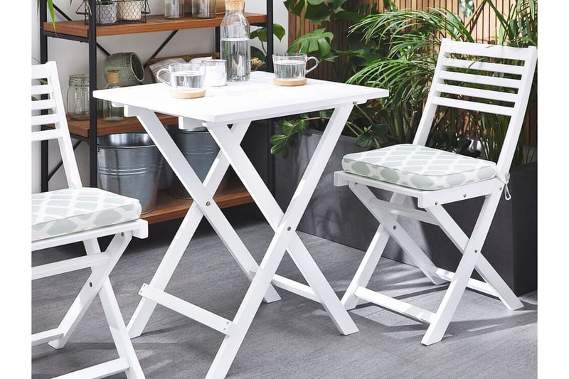 Cordido Cafésett - Hvit - Hagemøbler - Hagegruppe - Cafesett