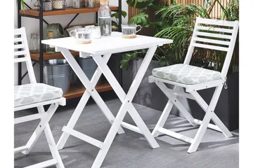 Cordido Cafésett - Hvit - Hagemøbler - Hagegruppe - Cafesett