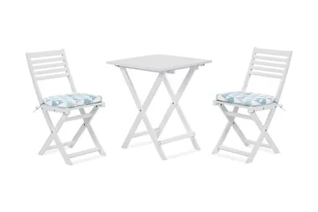 Cordido Cafésett - Hvit - Hagemøbler - Hagegruppe - Cafesett