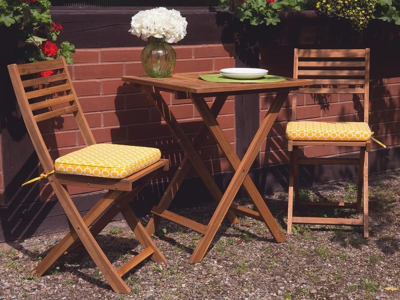 Fiji Balkongsett 60 cm - Tre / Natur - Hagemøbler - Hagegruppe - Cafesett