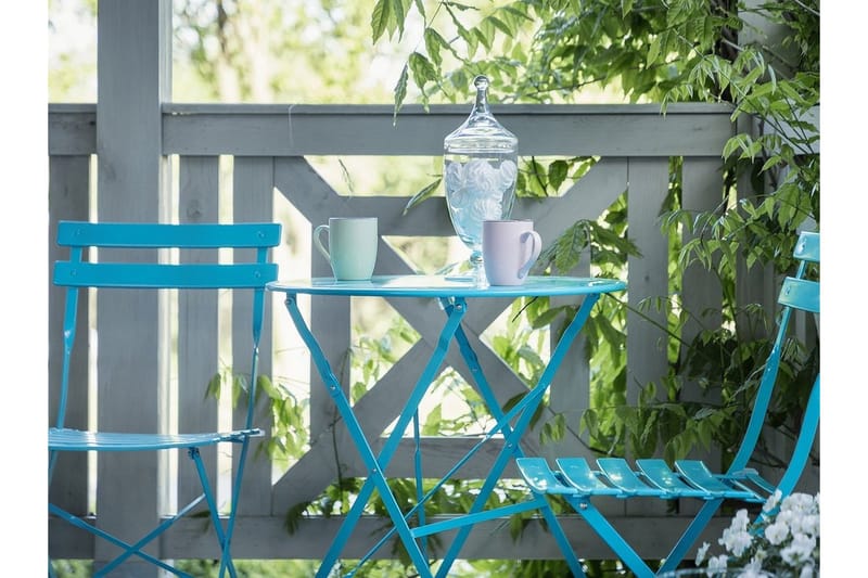 Fiori Balkongsett 52 cm - Blå - Hagemøbler - Hagegruppe - Cafesett