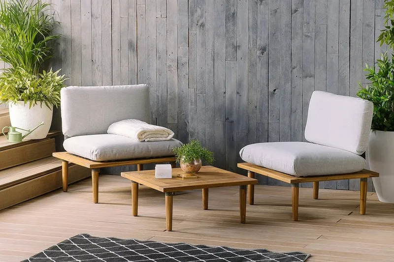 Frascati Balkongmøbler 80 cm, Grå