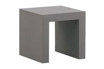Hagesett av bord och 4 krakker 90x90 OLBIA - Grå - Hagemøbler - Hagegruppe - Cafesett