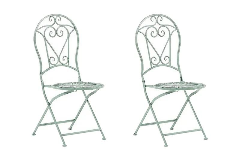 Piossasco Cafésett - Grønn - Hagemøbler - Hagegruppe - Cafesett