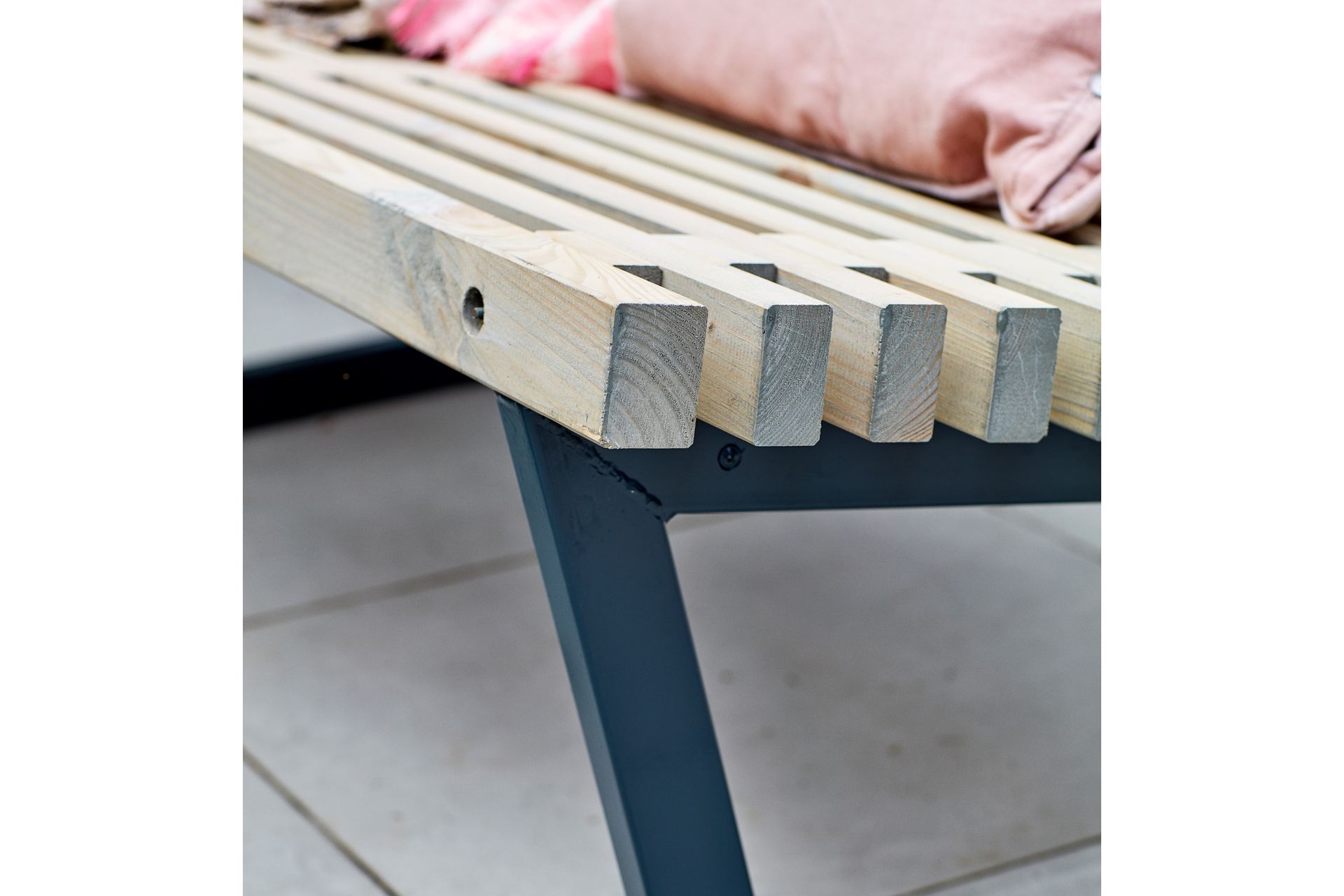 PLUS Siesta Lougesett med Liten Bord 80 cm - Hagemøbler - Hagegruppe - Cafesett