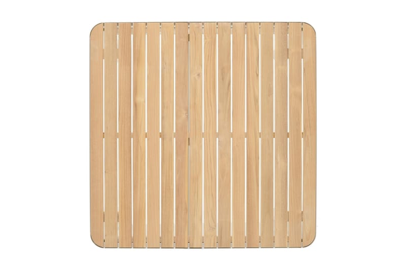 Portals Bargruppe 95 cm + Barstol - Hvit/Teak - Hagemøbler - Balkong - Balkongmøbler - Balkonggrupper