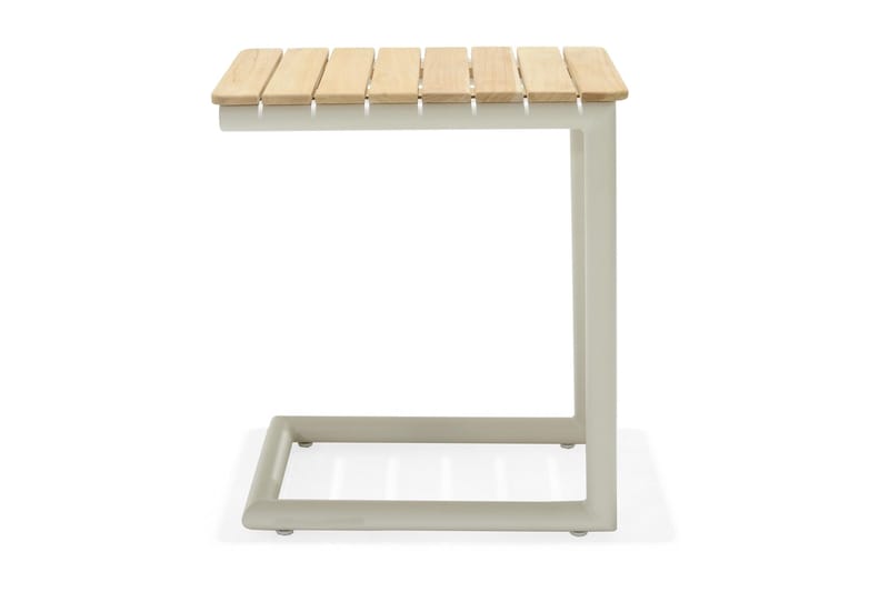 Portals Solsengsett med Pute - Hvit / Tre - Hagemøbler - Stoler & Lenestoler - Solseng & solvogner