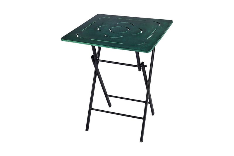 Riotorto Cafésett 60 cm Blomst + 2 Stoler - Grønn / Svart - Hagemøbler - Hagegruppe - Cafesett