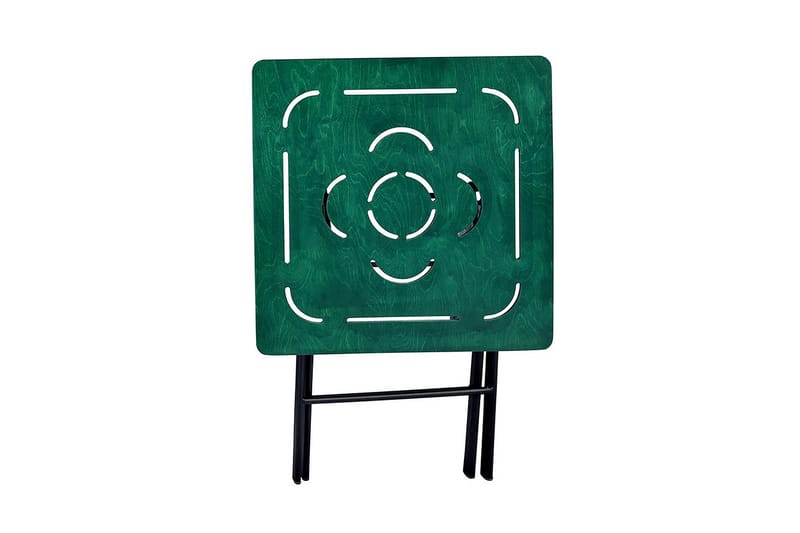 Riotorto Cafésett 60 cm Blomst + 2 Stoler - Grønn / Svart - Hagemøbler - Hagegruppe - Cafesett