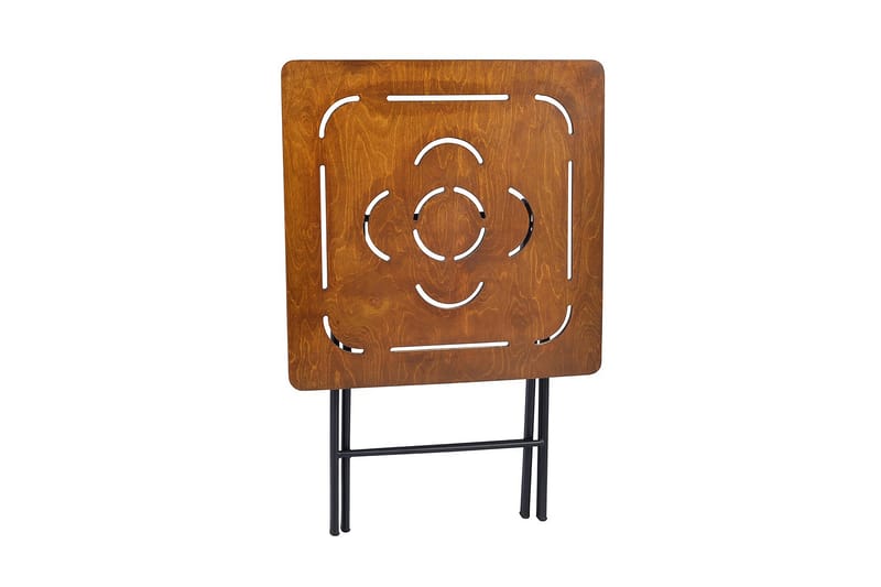 Riotorto Cafésett 60 cm Blomst + 2 Stoler - Natur / Svart - Hagemøbler - Hagegruppe - Cafesett