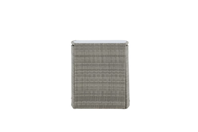 Savanna Cafésett 50 cm + 2 Spisestoler - Grå - Hagemøbler - Hagegruppe - Cafesett