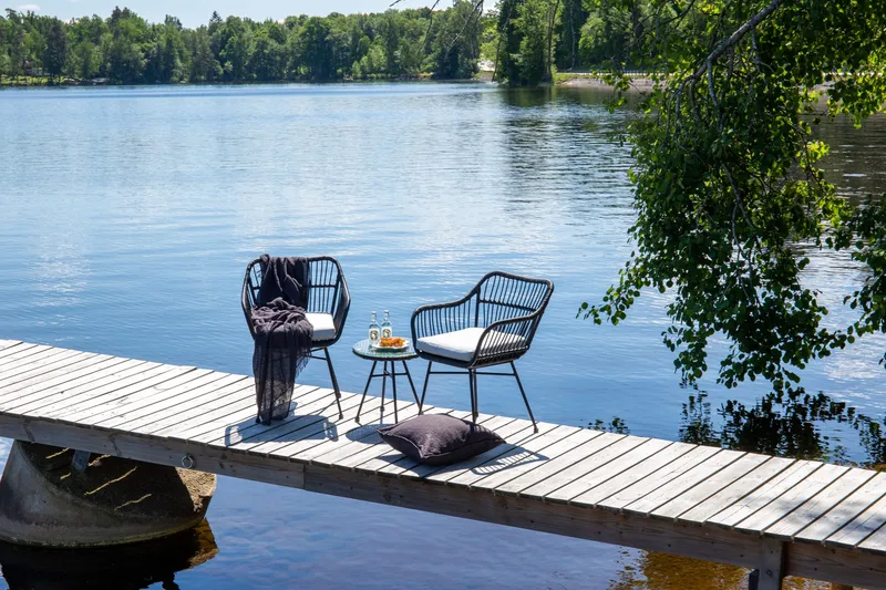 Viga Balkonggruppe 2-seters, Svart