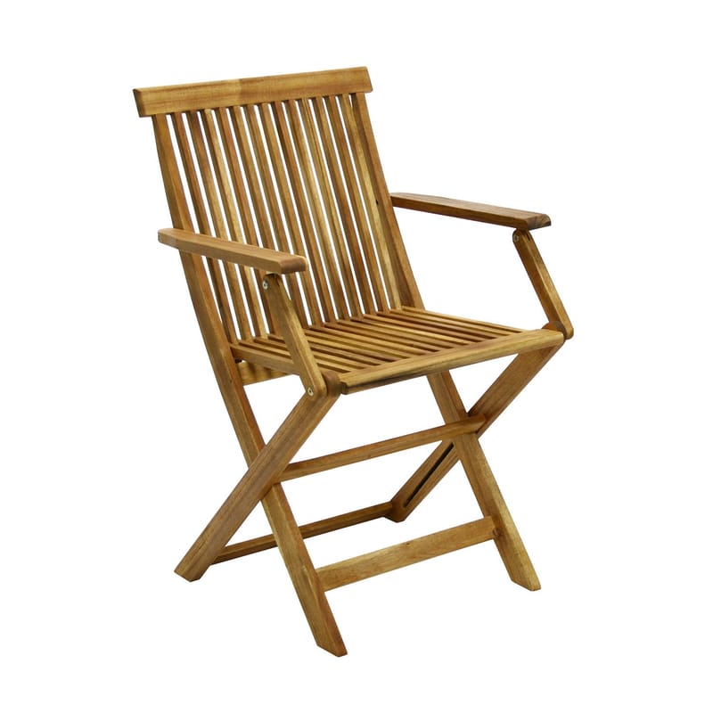 Garden Furniture Set HOME4YOU 54 x 57 x 86 cm - brun - Hagemøbler - Hagegruppe - Spisegrupper hage