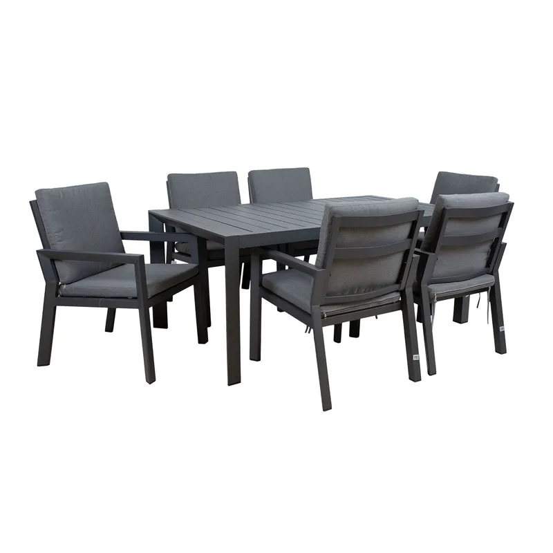 Garden Furniture Set HOME4YOU, Grå