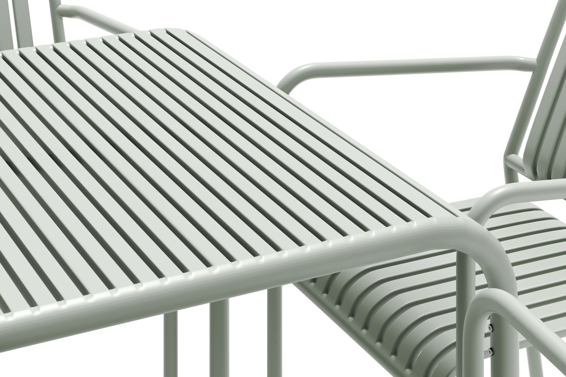 Gardeno Spisegruppe 150 cm med 6 Gardeno Stoler Grønn - Comfort Garden - Hagemøbler - Hagegruppe - Spisegrupper hage