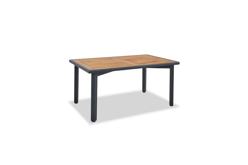 Hage loungesett Retzow Antrasitt / Tre - Gråfarget tre/Antrasitt - Hagemøbler - Hagegruppe - Spisegrupper hage