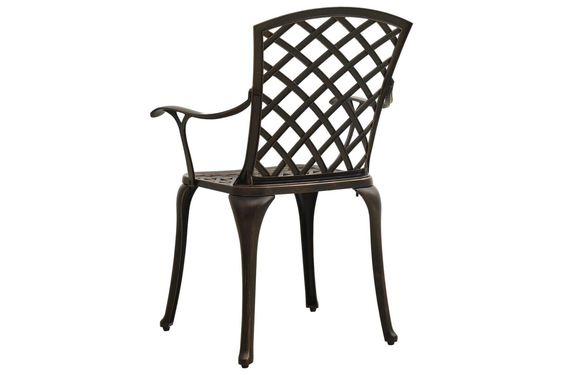Bistrosett 3 deler støpt aluminium bronse - Brun - Hagemøbler - Hagegruppe - Spisegrupper hage