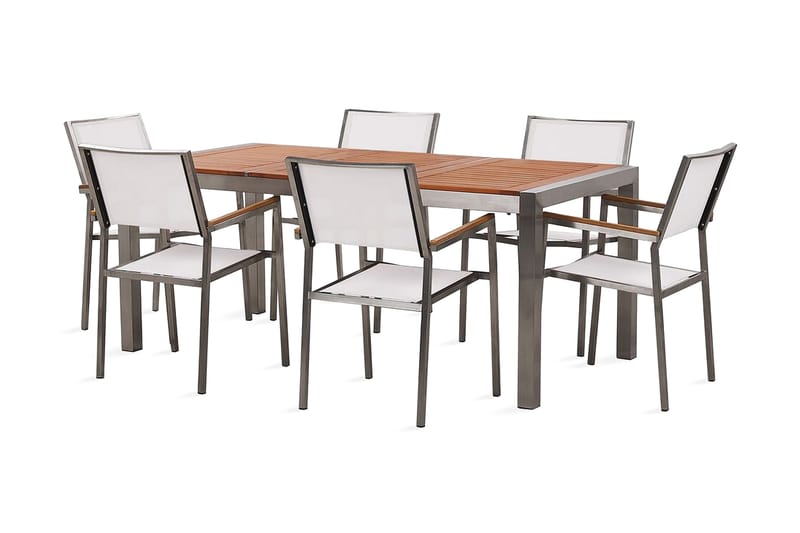 Bofors Spisegruppe + 6 Rottingstoler, Brun