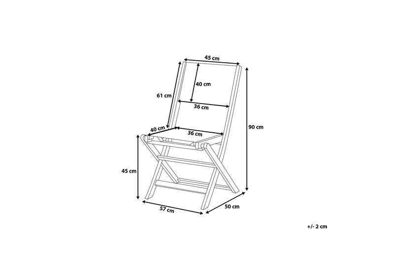 Cesana Hagemøbler Med Bord + 8 Stoler - Tre / Natur - Hagemøbler - Hagegruppe - Spisegrupper hage