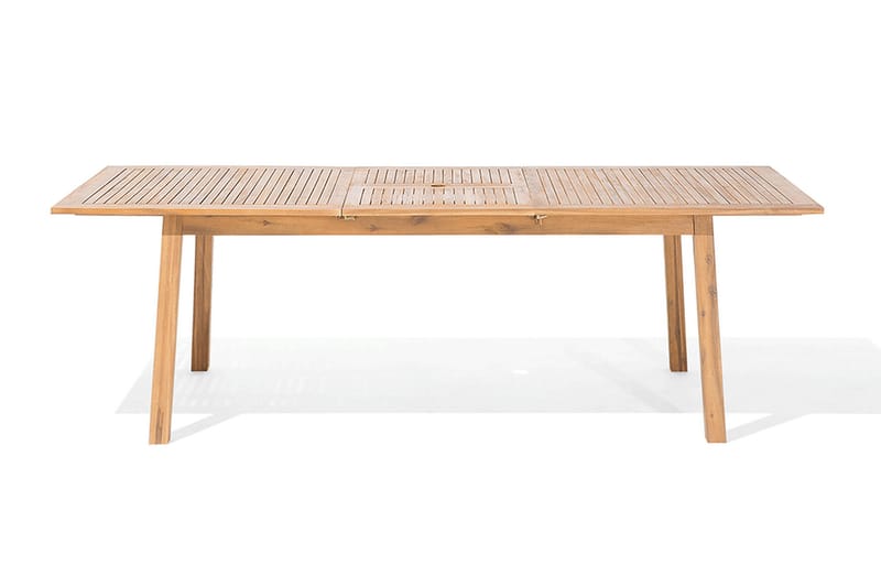 Cesana Hagemøbler Med Bord + 8 Stoler - Tre / Natur - Hagemøbler - Hagegruppe - Spisegrupper hage