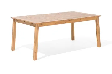 Cesana Hagemøbler Med Bord + 8 Stoler - Tre / Natur - Hagemøbler - Hagegruppe - Spisegrupper hage