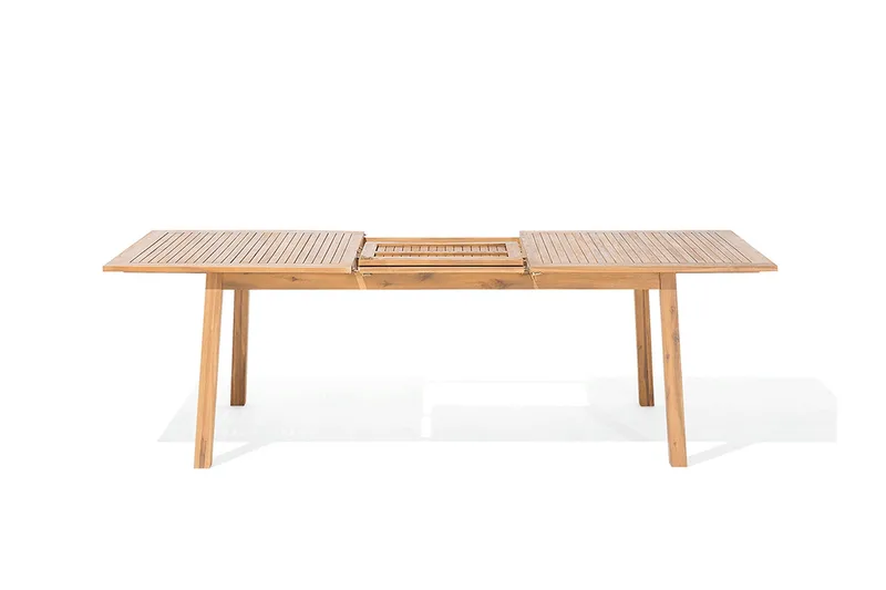 Cesana Spisegruppe Med 8 Stoler + Solstol 2 stk - Tre / Natur - Hagemøbler - Hagegruppe - Spisegrupper hage