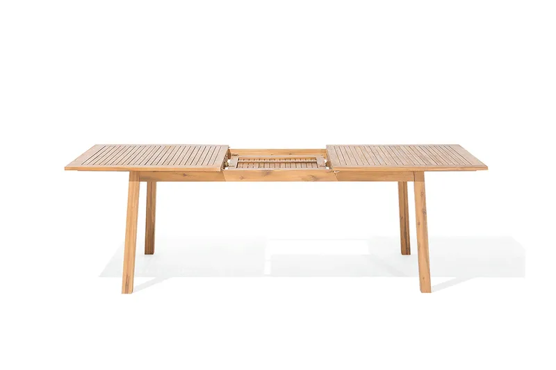 Cesana Spisegruppe Med 8 Stoler + Solstol 2 stk - Tre / Natur - Hagemøbler - Hagegruppe - Spisegrupper hage