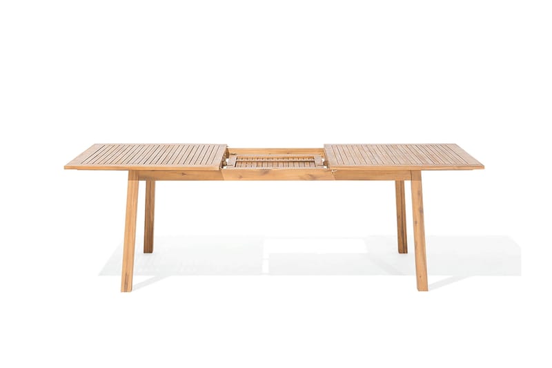 Cesana Spisegruppe Med 8 Stoler + Solstol 2 stk - Tre / Natur - Hagemøbler - Hagegruppe - Spisegrupper hage