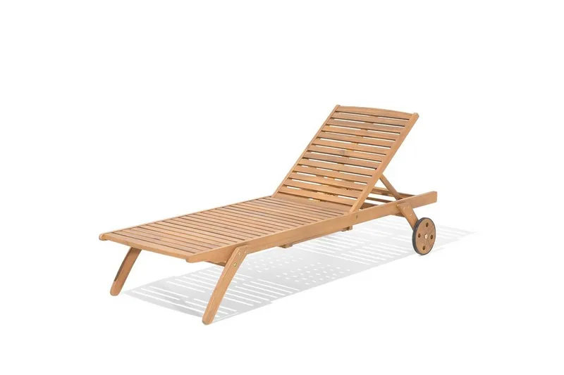 Cesana Spisegruppe Med 8 Stoler + Solstol 2 stk - Tre / Natur - Hagemøbler - Hagegruppe - Spisegrupper hage