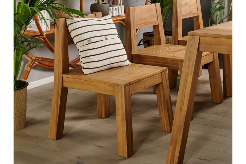 Coteto Spisegruppe 225 cm + 6 Stoler - Akasie - Hagemøbler - Hagegruppe - Spisegrupper hage