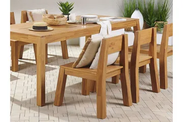 Coteto Spisegruppe 225 cm + 6 Stoler - Akasie - Hagemøbler - Hagegruppe - Spisegrupper hage
