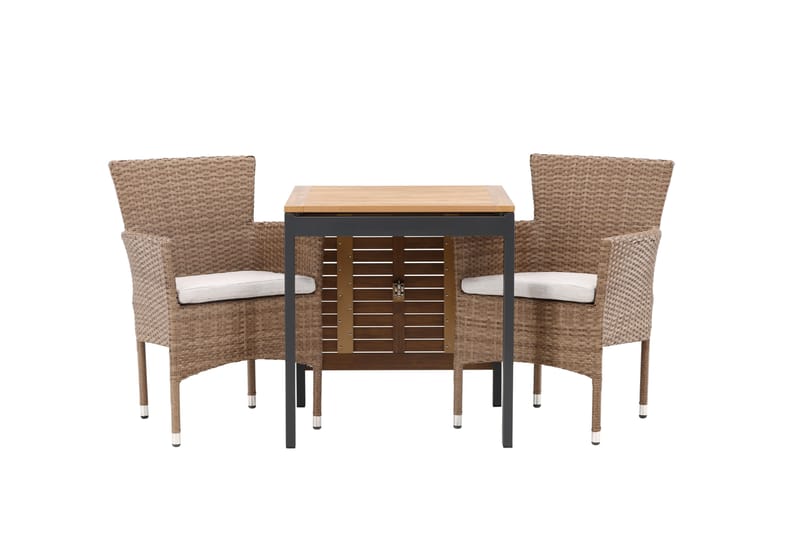 Diego Spisegruppe 70 cm + 2 Malina Karmstoler, Brun