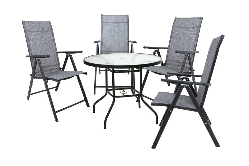 Dublin Spisegruppe med 4 Posisjonsstoler, undefined