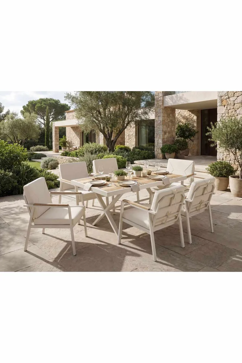 Garden Table & Chairs Set Atelier Del Sofa - Hagemøbler - Hagegruppe - Spisegrupper hage
